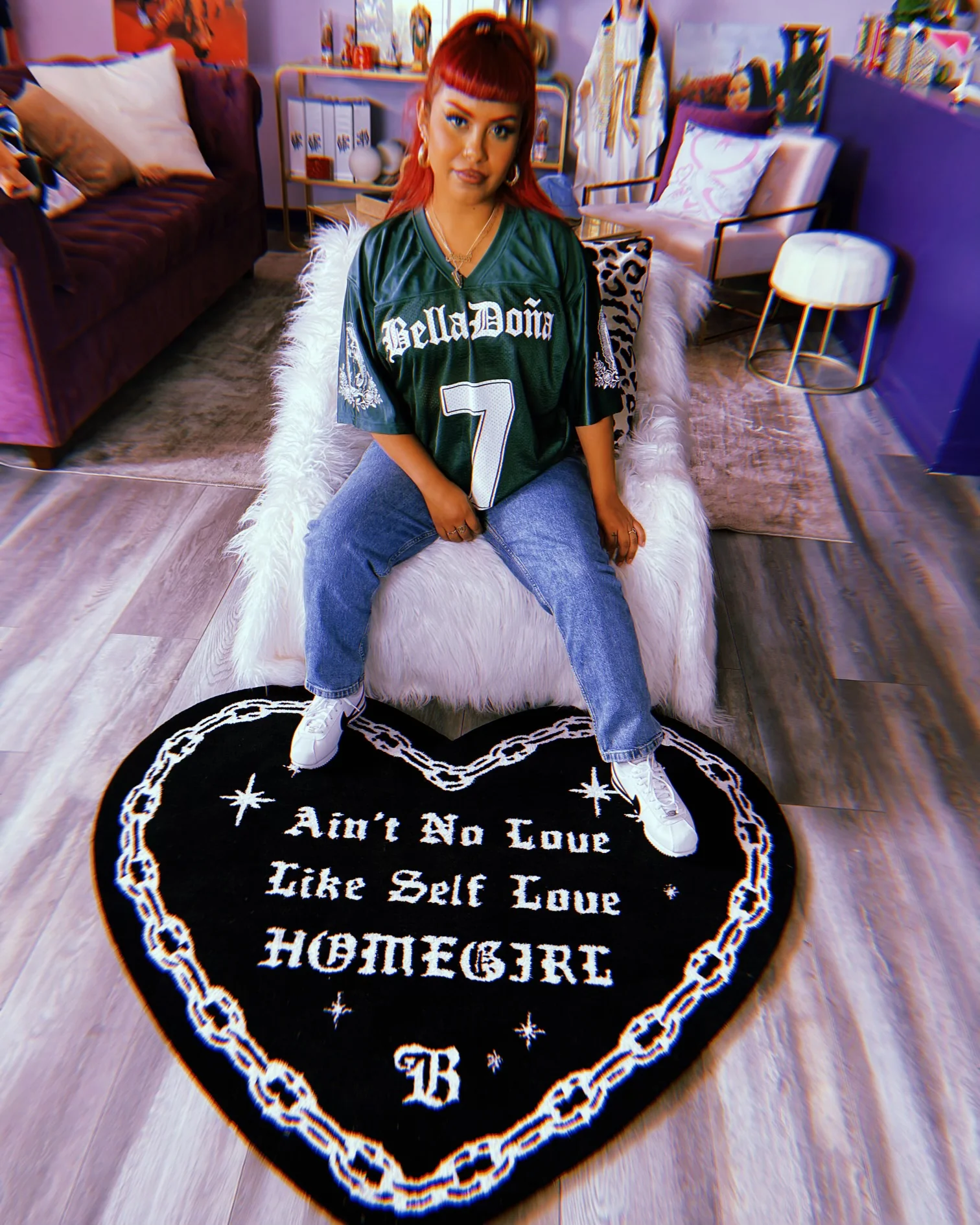 Ain’t No Love Rug - Black - Image 2