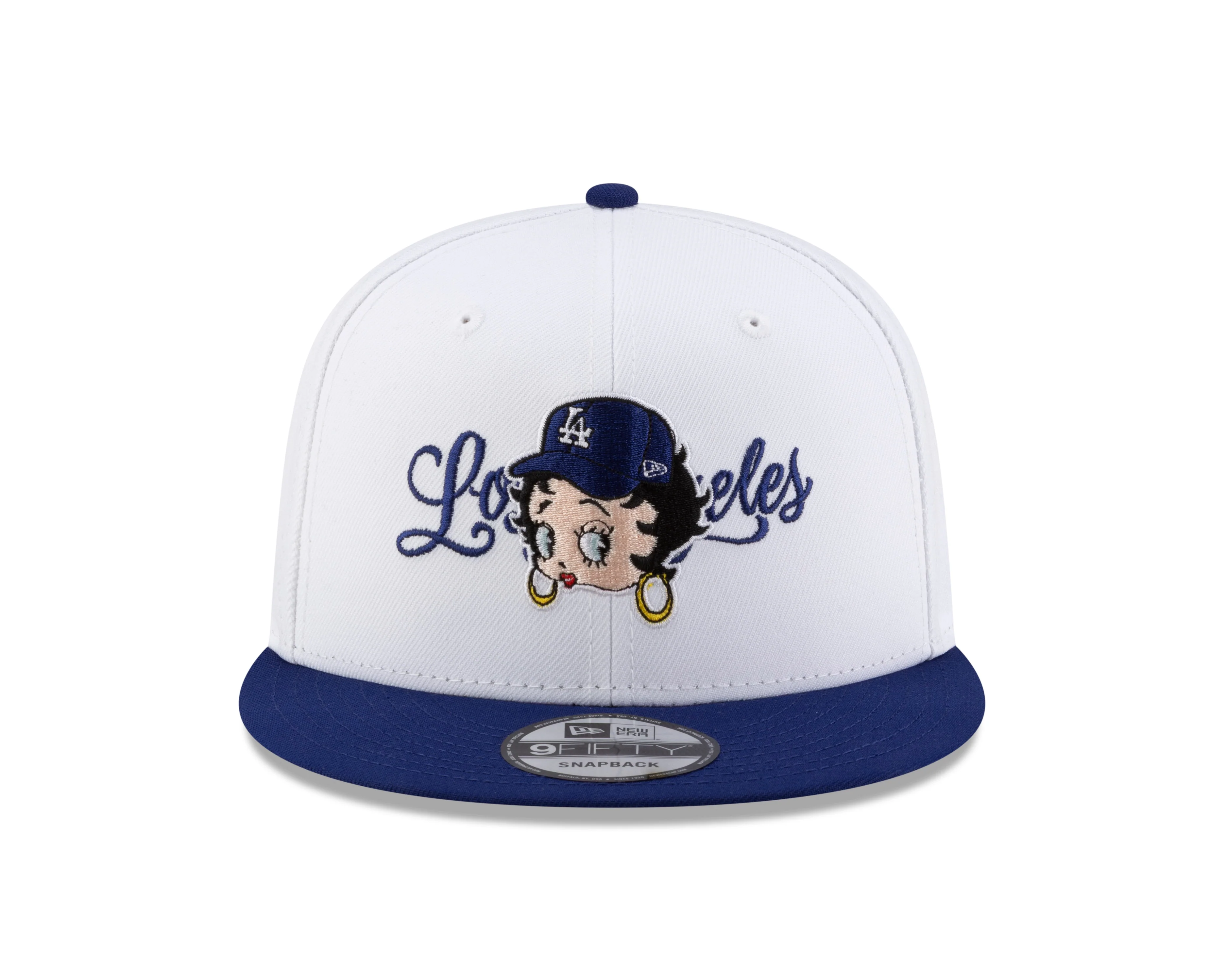 BD x Betty Boop x Los Angeles Dodgers 9FIFTY Snapback - White - Image 3