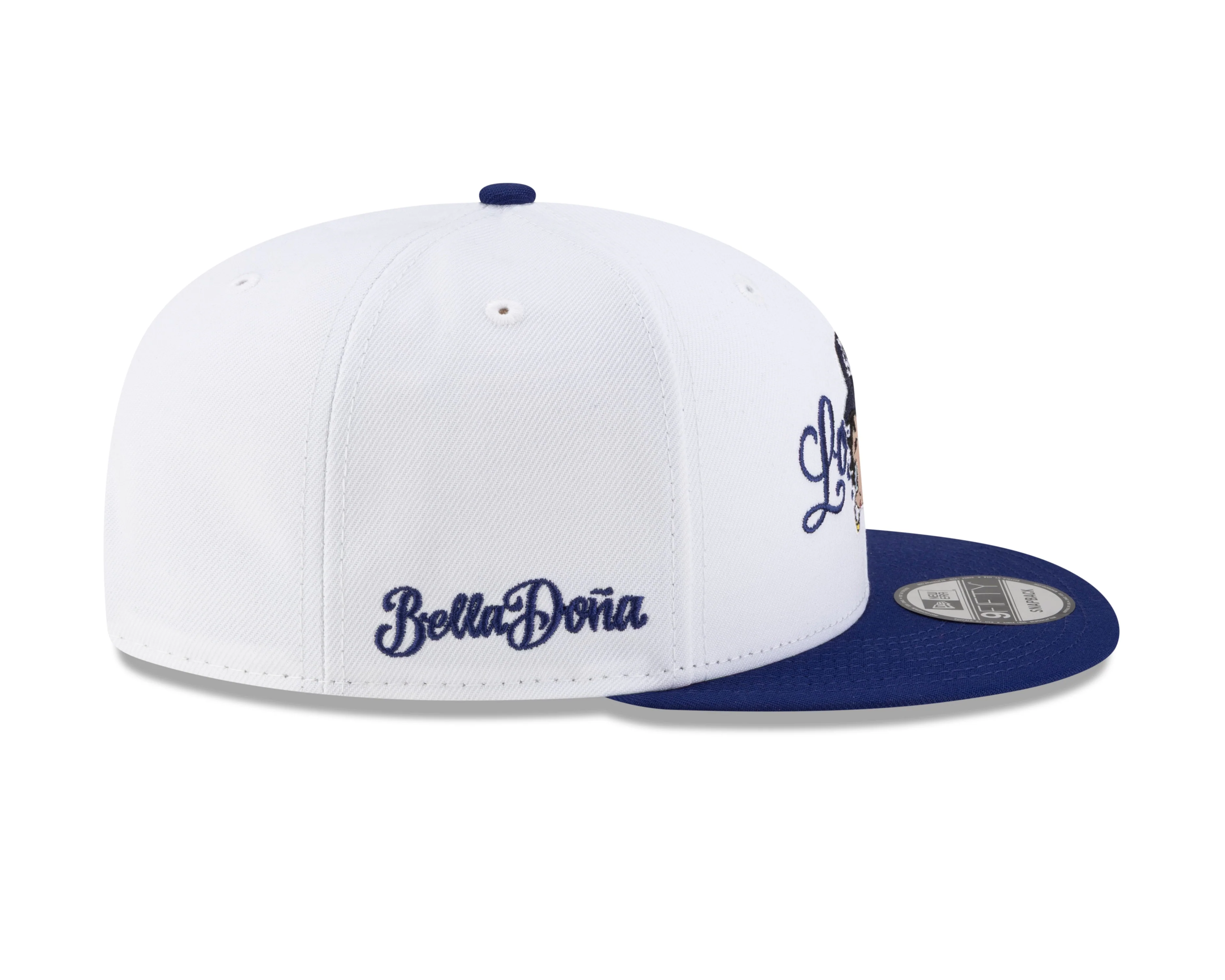 BD x Betty Boop x Los Angeles Dodgers 9FIFTY Snapback - White - Image 4