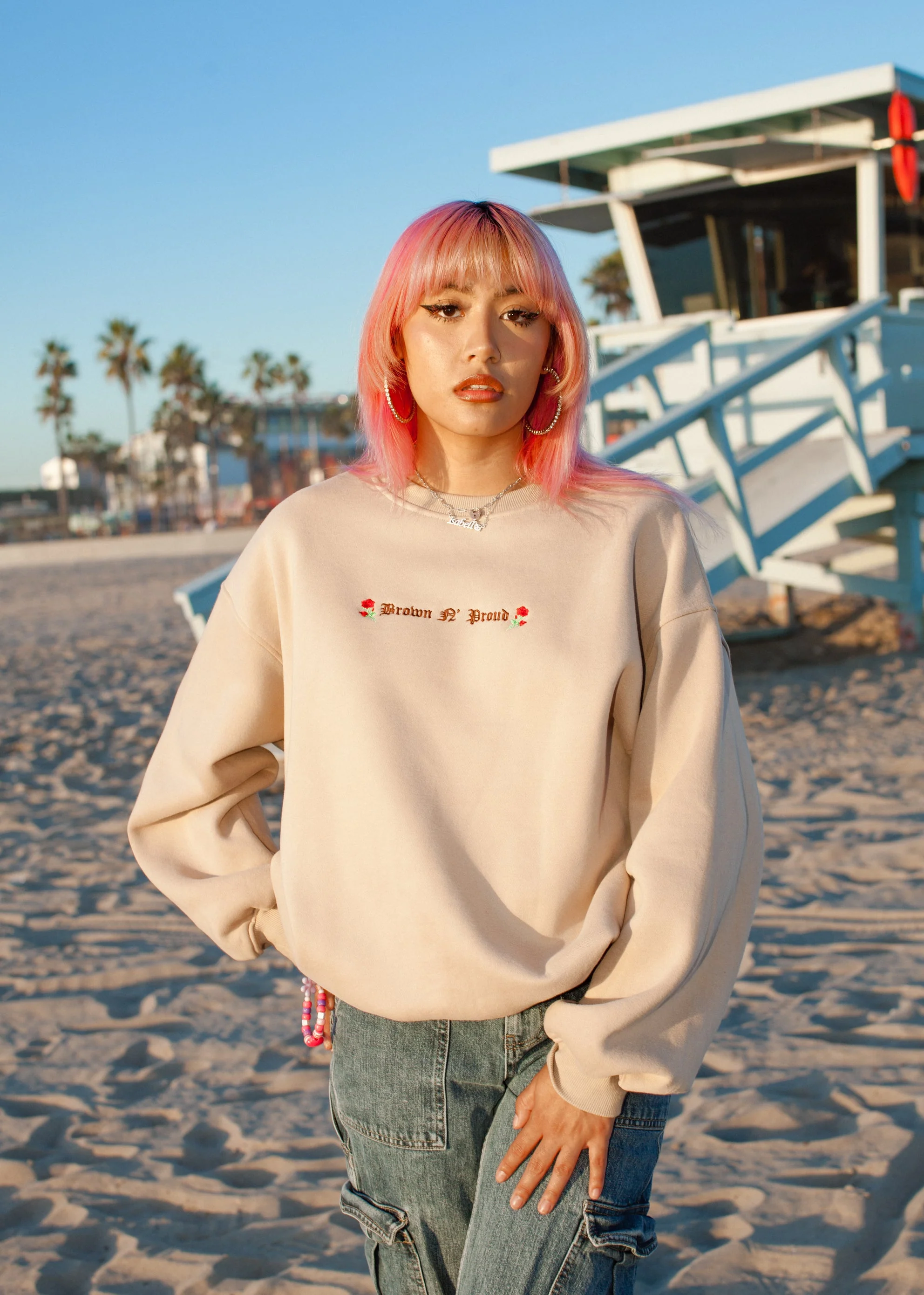 Brown 'N Proud Embroidered Sweater - Image 4