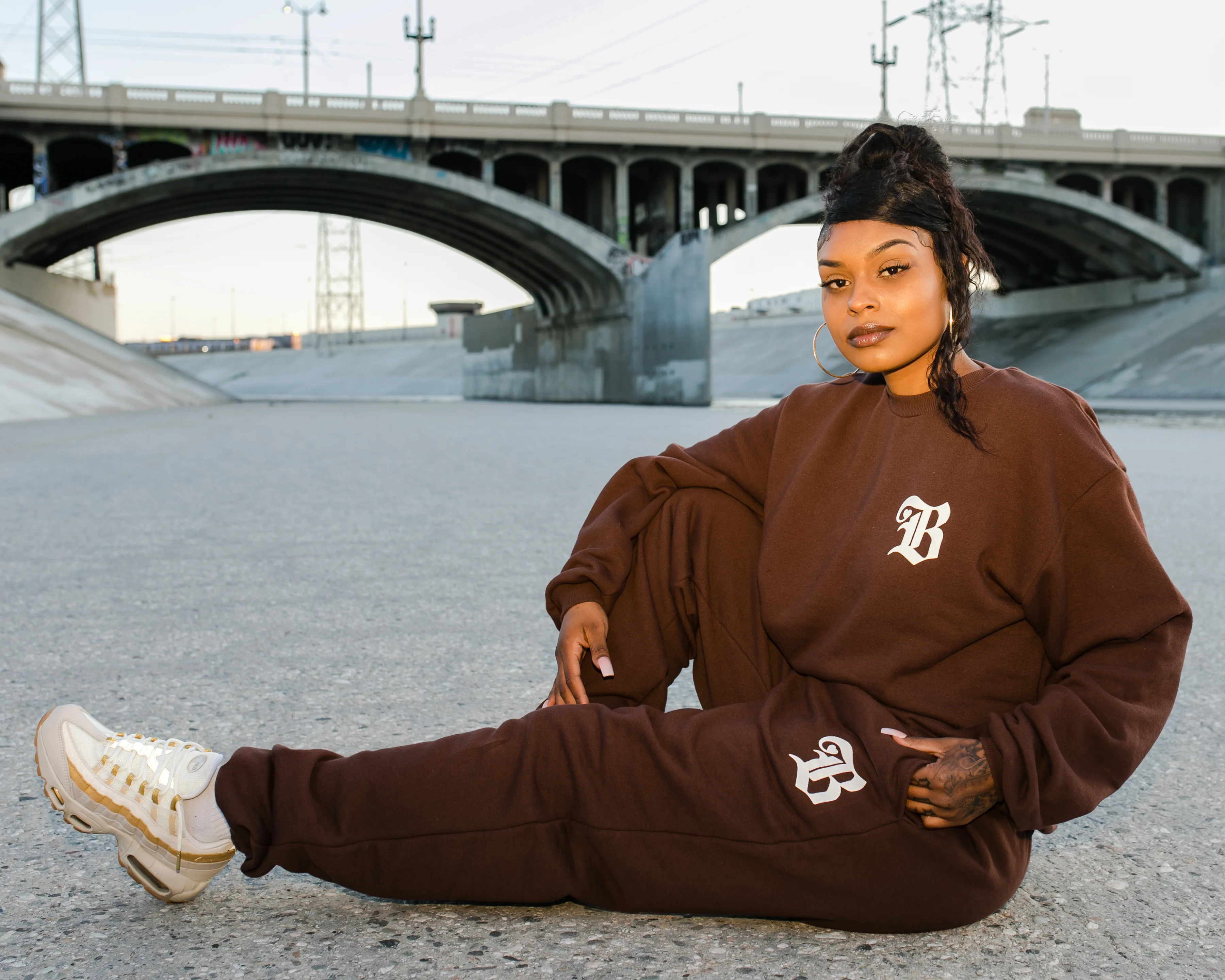 B Love Sweats - Brown