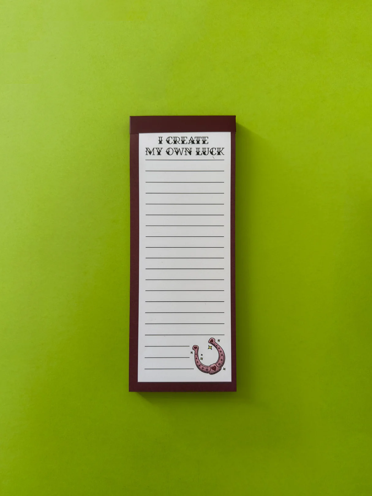 Lucky Me Notepad