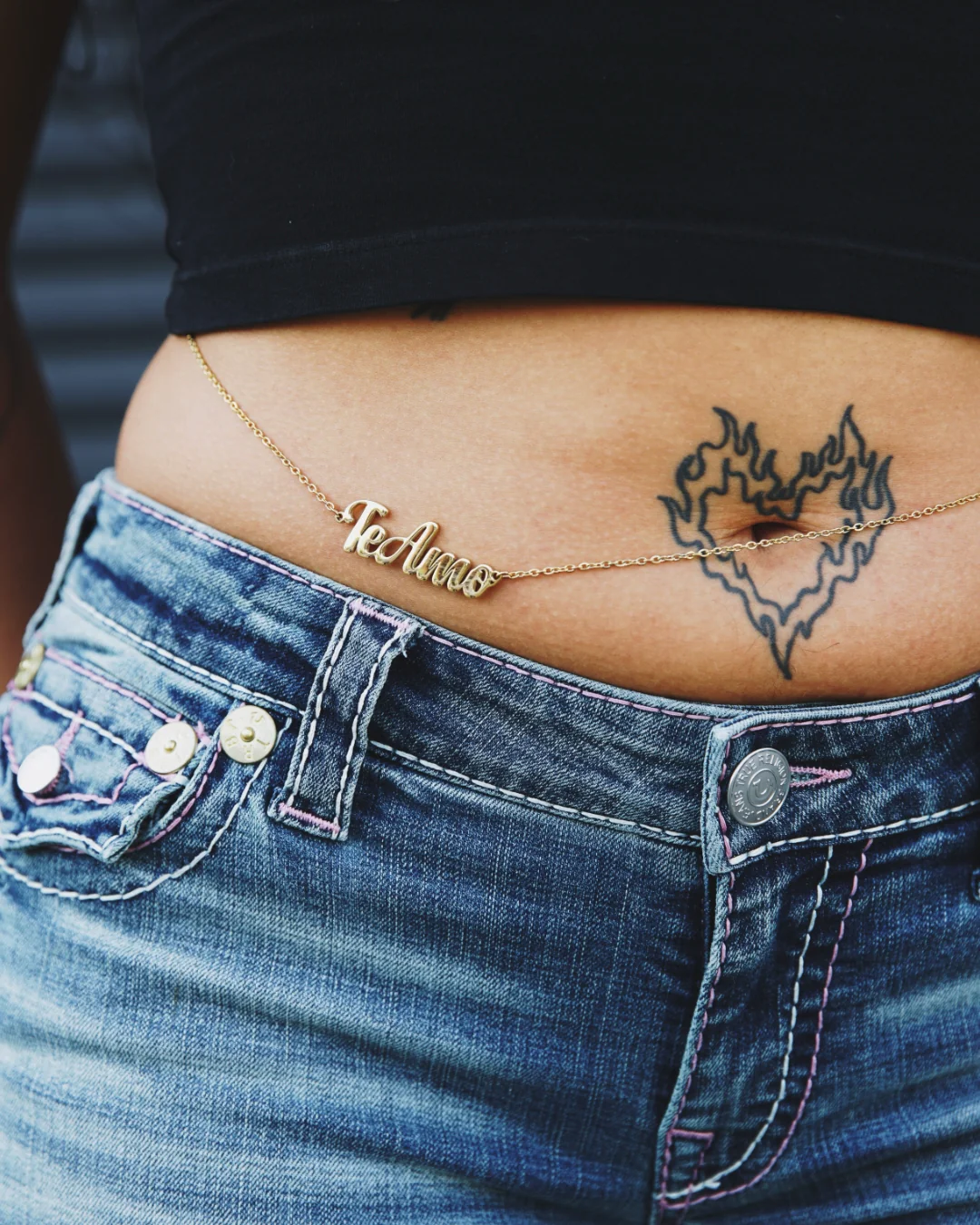 Te Amo Belly Chain