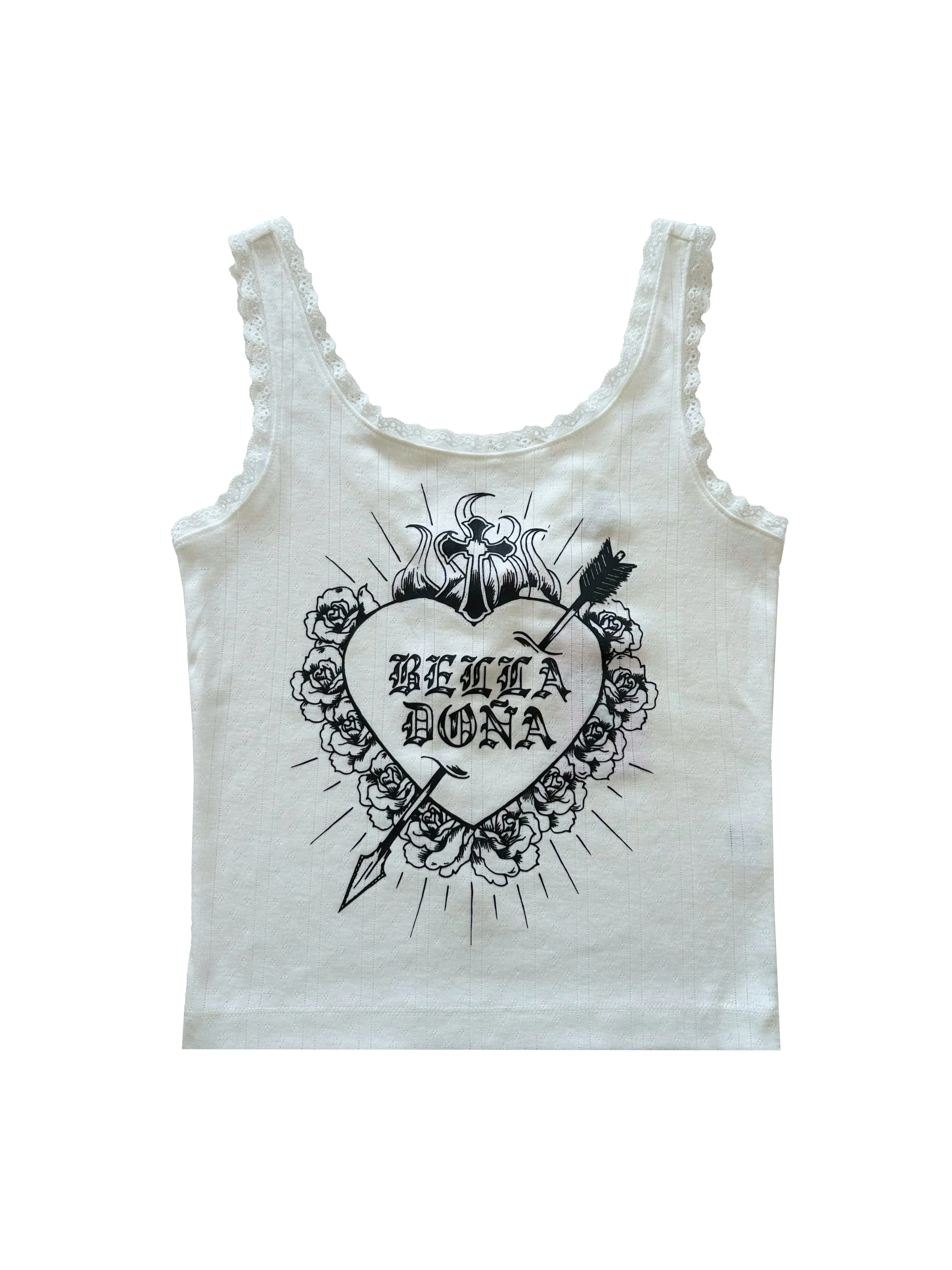 Sacred Heart Tank- White - Image 6
