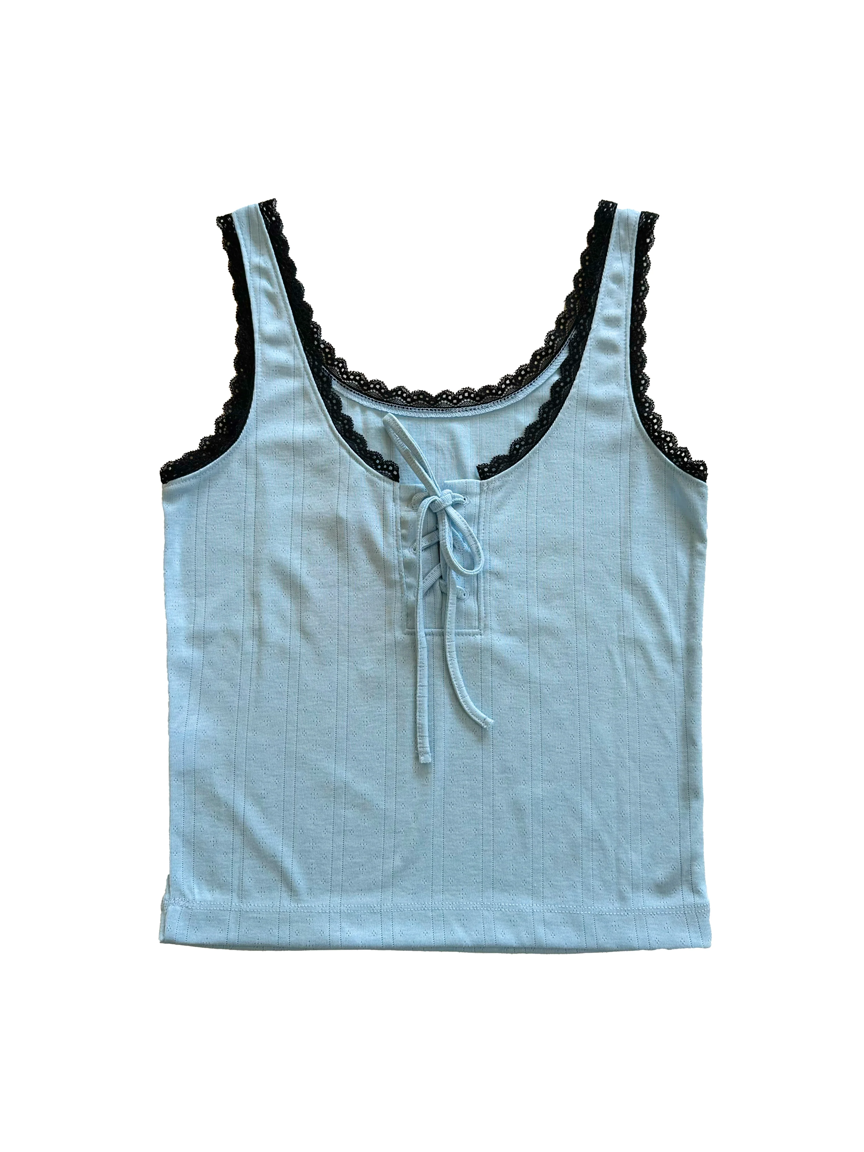 Scared Heart Tank- Blue - Image 4