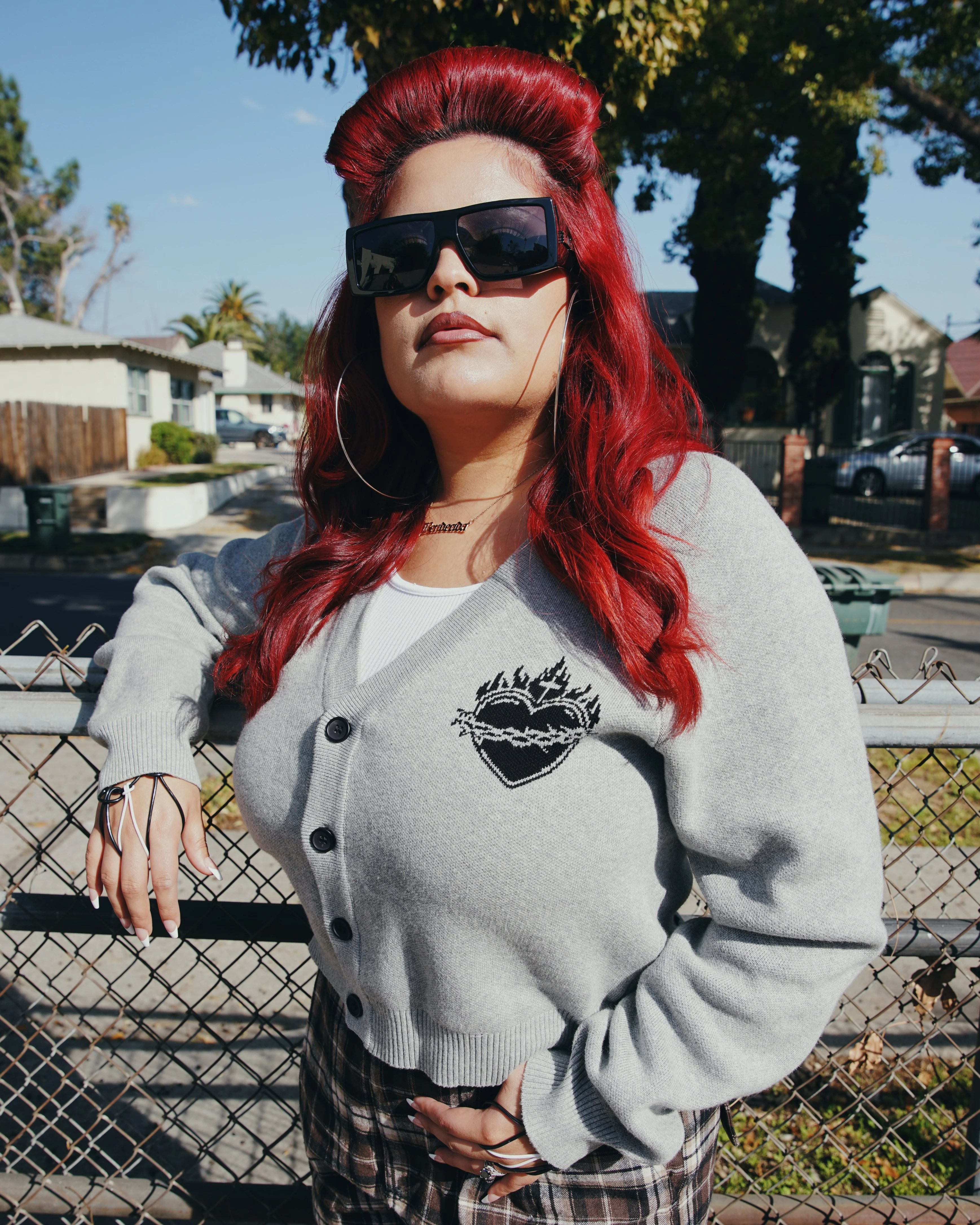 Virgencita Cardigan - Grey - Image 3